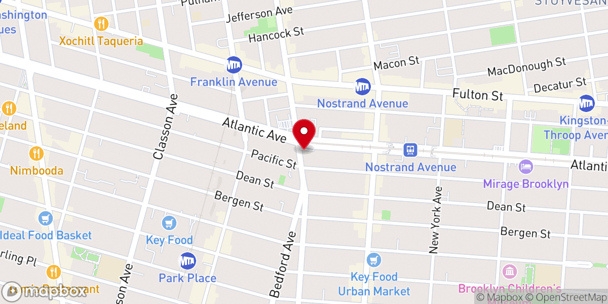 Map showing location of Light House Tabernacle