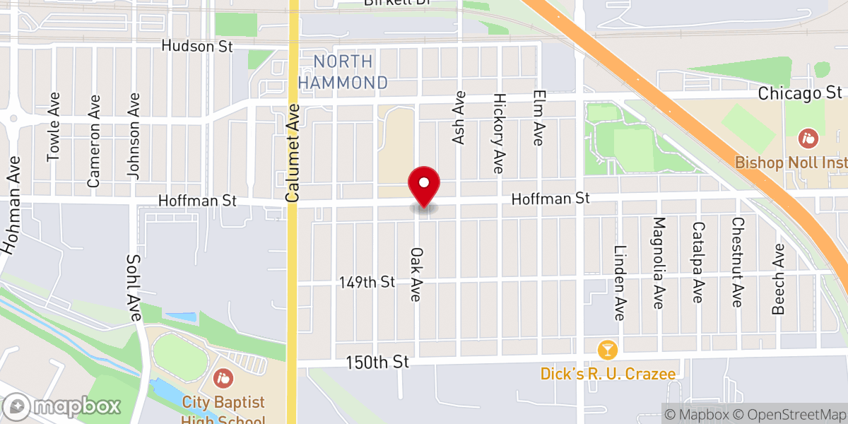 Map showing location of Greater Works Christian Center International