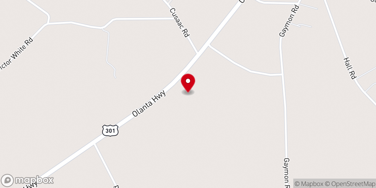 Map showing location of Unity Christian Fellowship Church