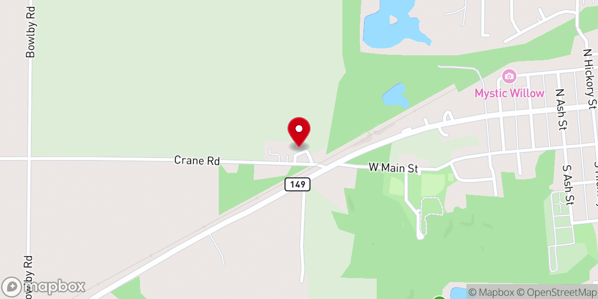 Map showing location of Christ The King Lutheran Church
