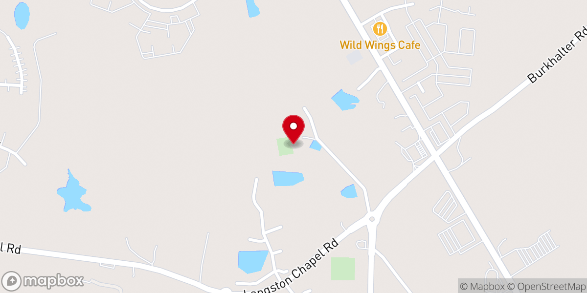 Map showing location of Old Bethel Primitive Baptist Church
