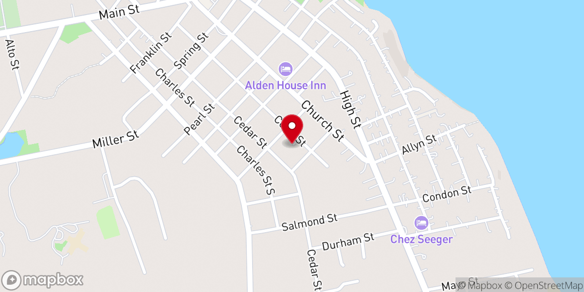 Map showing location of Saint Francis of Assisi Catholic Church