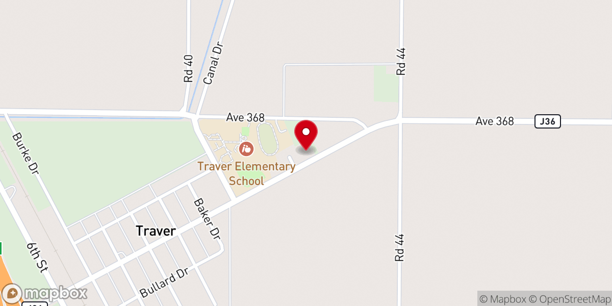 Map showing location of Church of St. John the Baptist