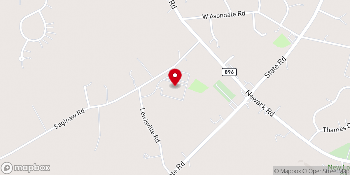 Map showing location of Christian Life Center