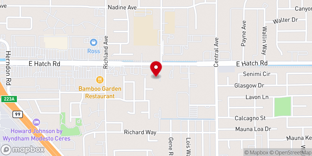 Map showing location of New Vision-Church