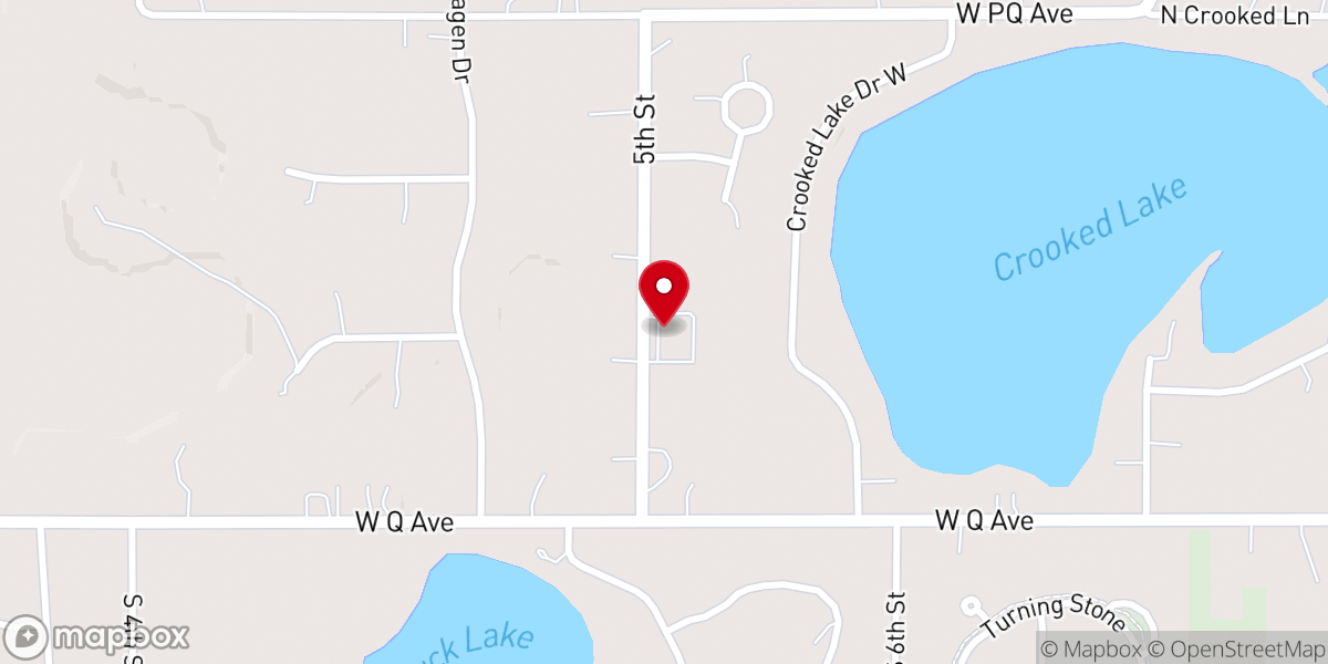 Map showing location of Calvary Community Church