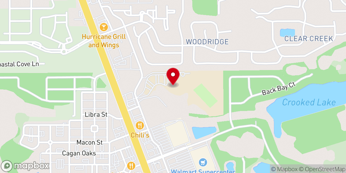 Map showing location of The Lakeside Church - Four Corners Campus
