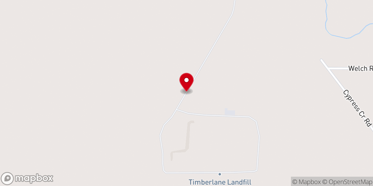 Map showing location of Timberlane Landfill