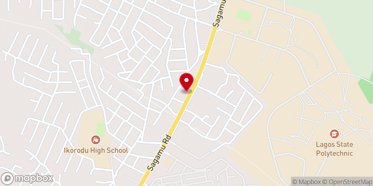 Map showing location of RCCG David's Chamber