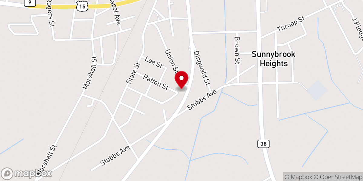 Map showing location of Church of God For All People