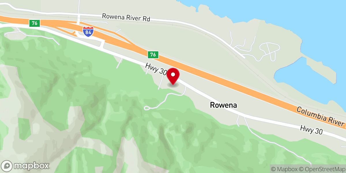 Map showing location of Rowena Baptist Church