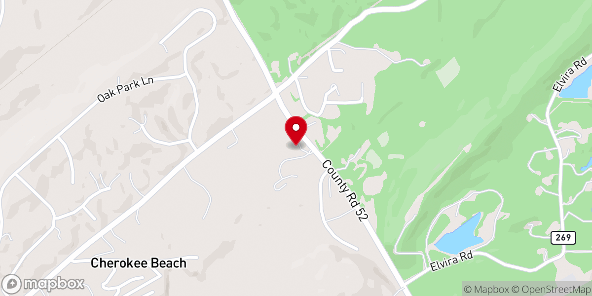 Map showing location of Christian Church In Alabama-Nw