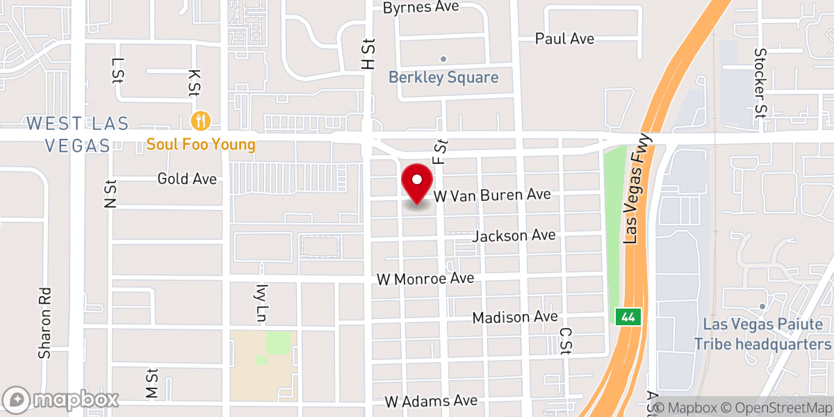 Map showing location of New Revelation Baptist