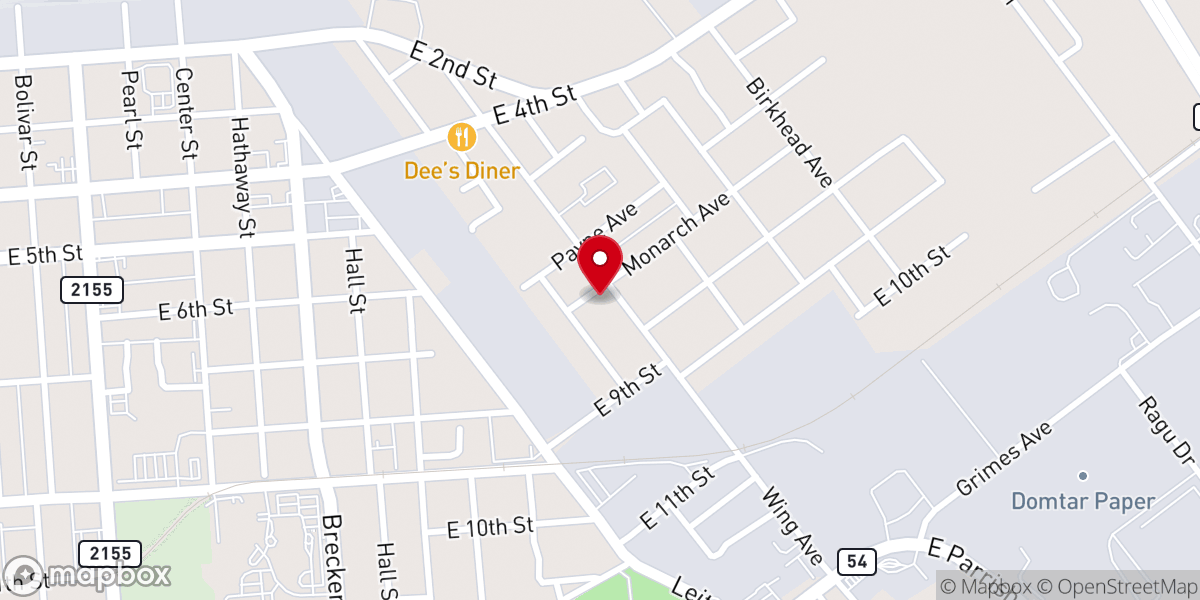 Map showing location of Relevant Faith Church