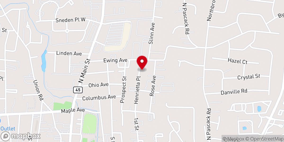 Map showing location of Faith Temple Church