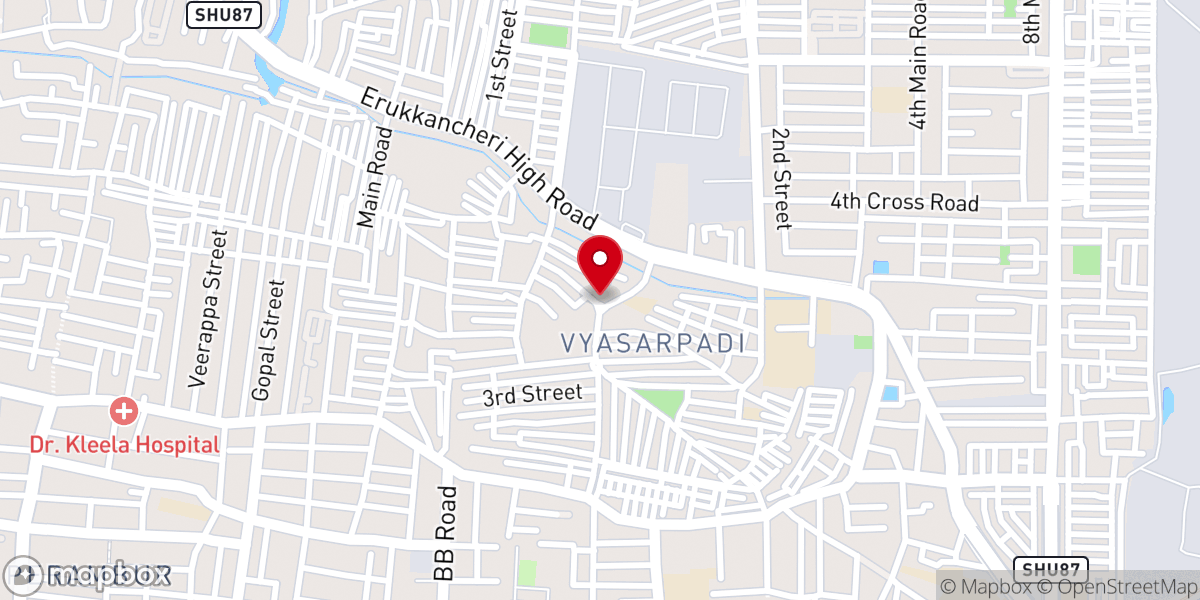 Map showing location of Our Lady of Health Shrine