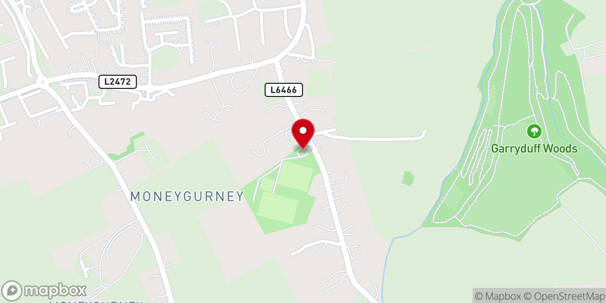 Map showing location of Douglas Hall AFC