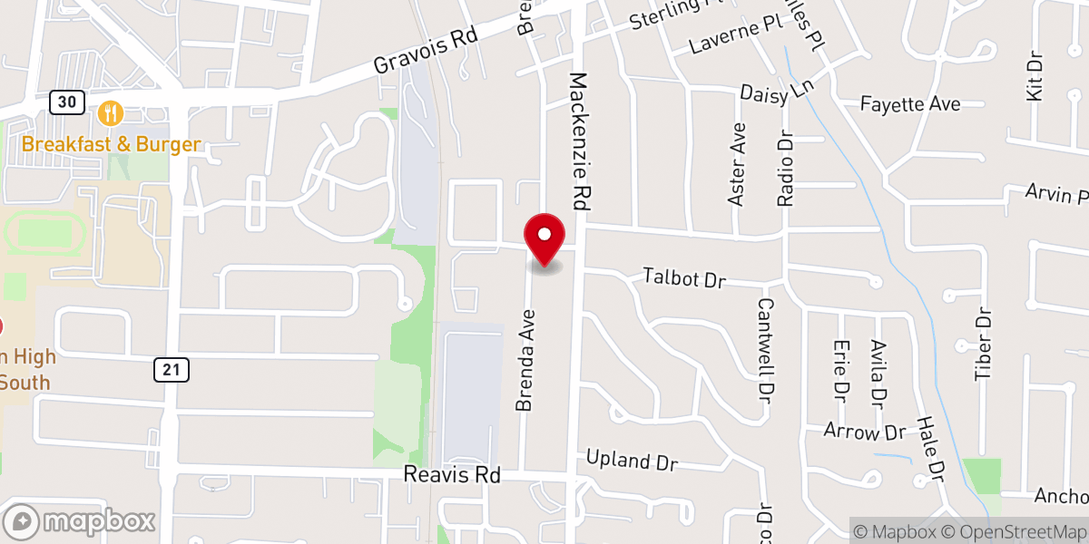 Map showing location of True Vine Christian Services Inc