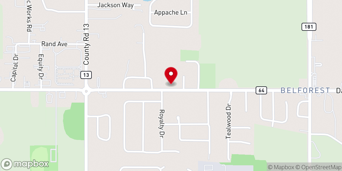 Map showing location of Universal African Church