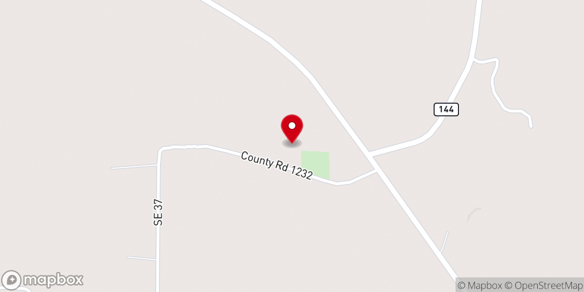 Map showing location of Snow Hill Church