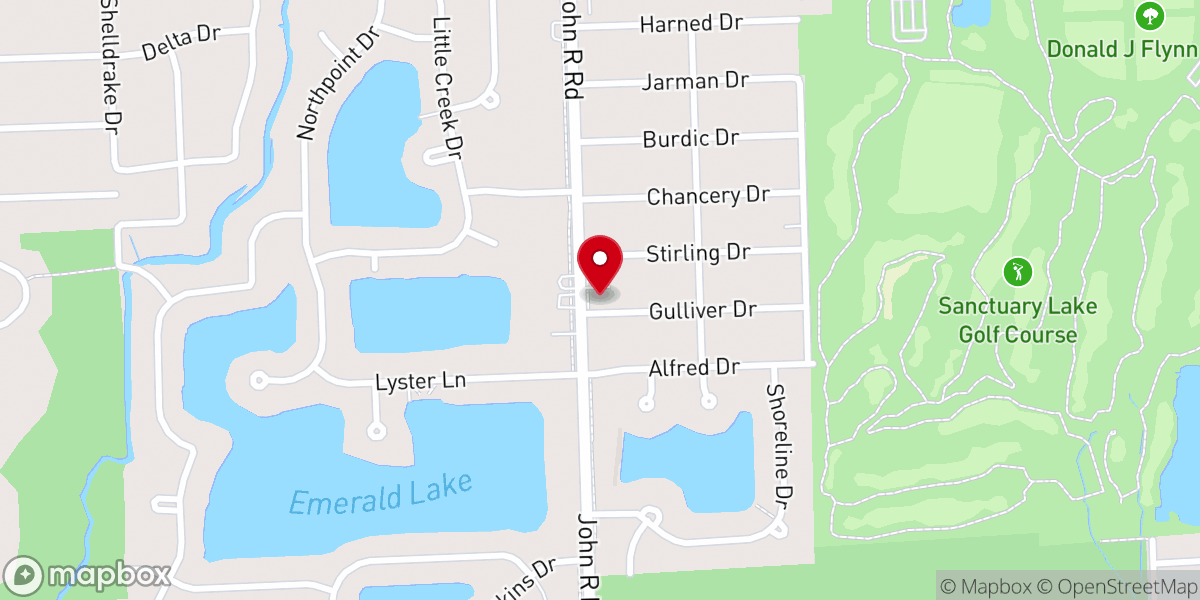 Map showing location of NewLife Christian Church