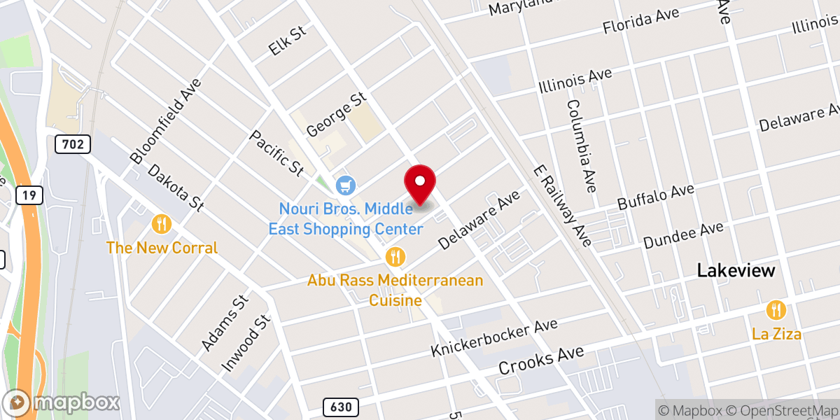 Map showing location of St.George Syro Malabar Catholic Church