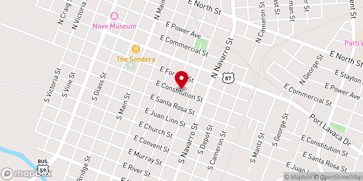 Map showing location of Luther Hall
