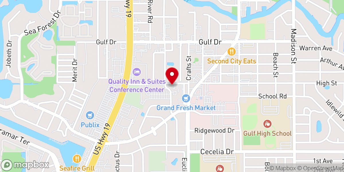 Map showing location of Iglesia Cristo Misionera