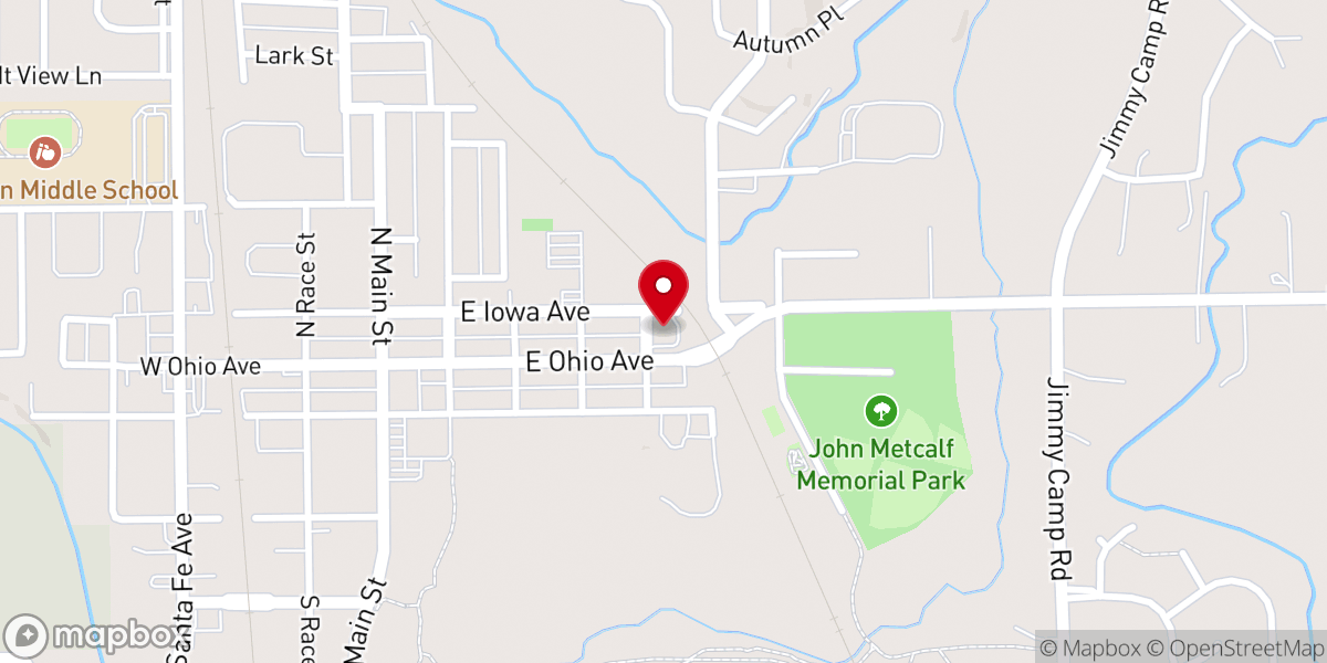 Map showing location of Connections 4 Life Center