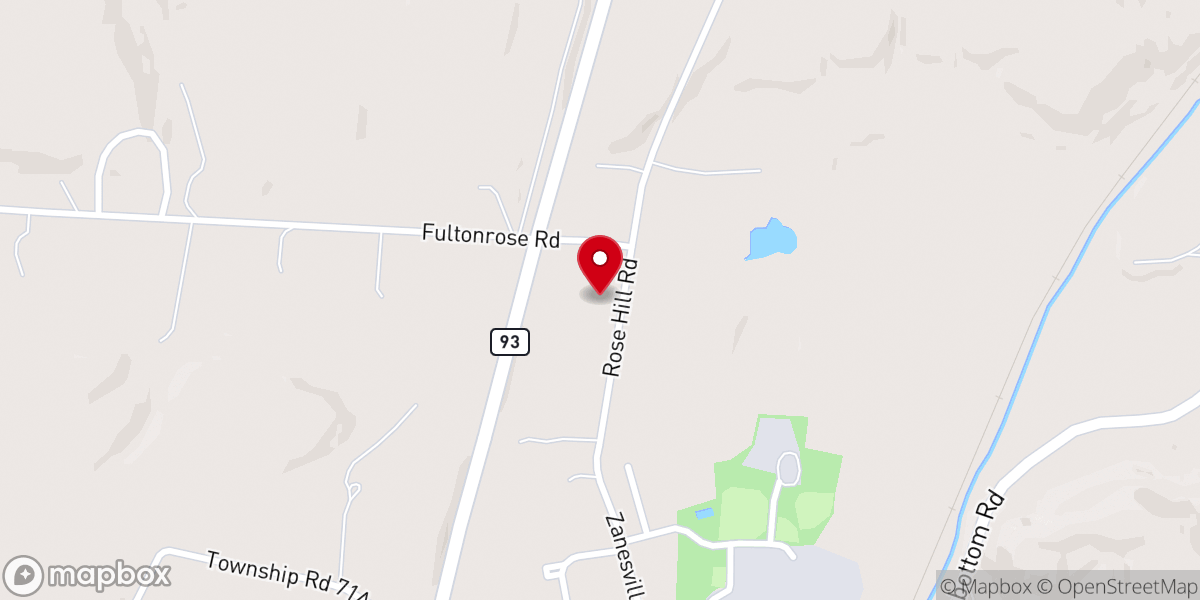 Map showing location of Roseville Church-The Nazarene