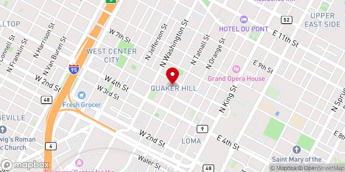 Map showing location of Cathedral of Saint Peter