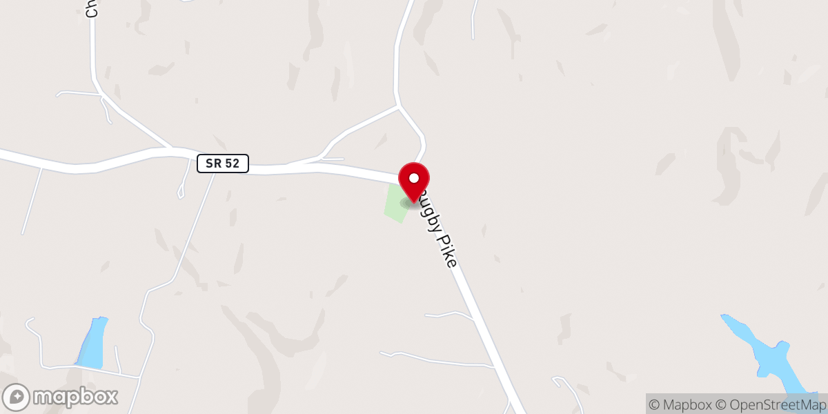 Map showing location of Fellowship United Baptist Church