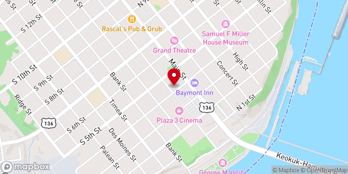 Map showing location of Apostolic Faith United Pentecostal Church