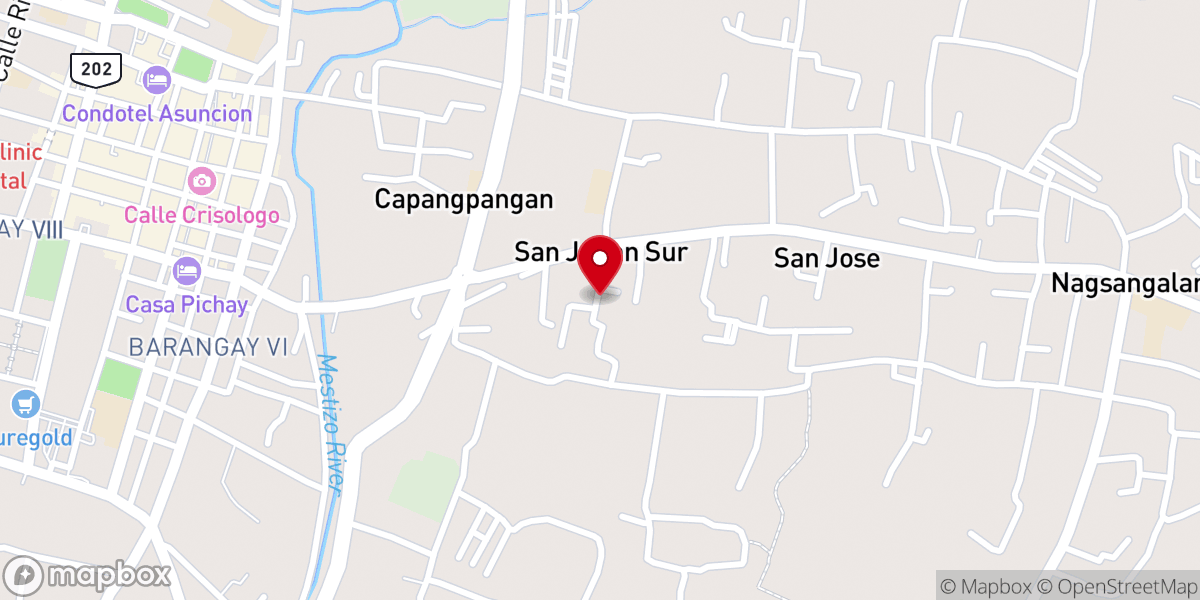 Map showing location of Iglesia Filipina Independiente (Vigan Church Ruins)