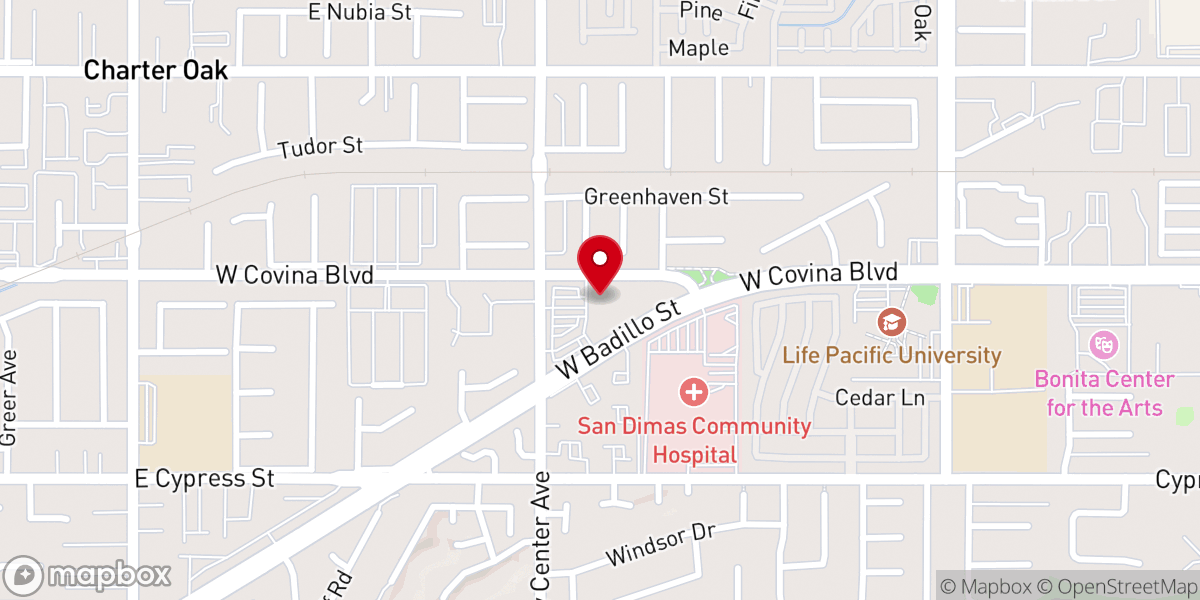 Map showing location of Fireside Room
