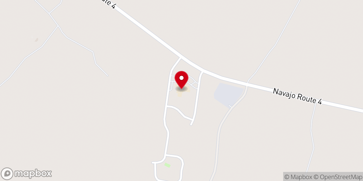 Map showing location of Piñon Health Center