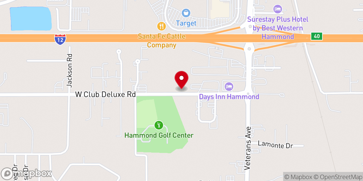 Map showing location of Second Rose Hill Baptist Church