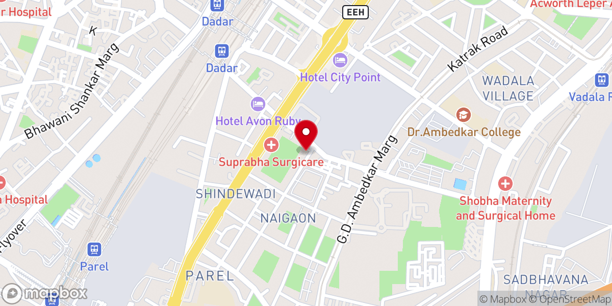 Map showing location of St. Mary's Orthodox Cathedral.