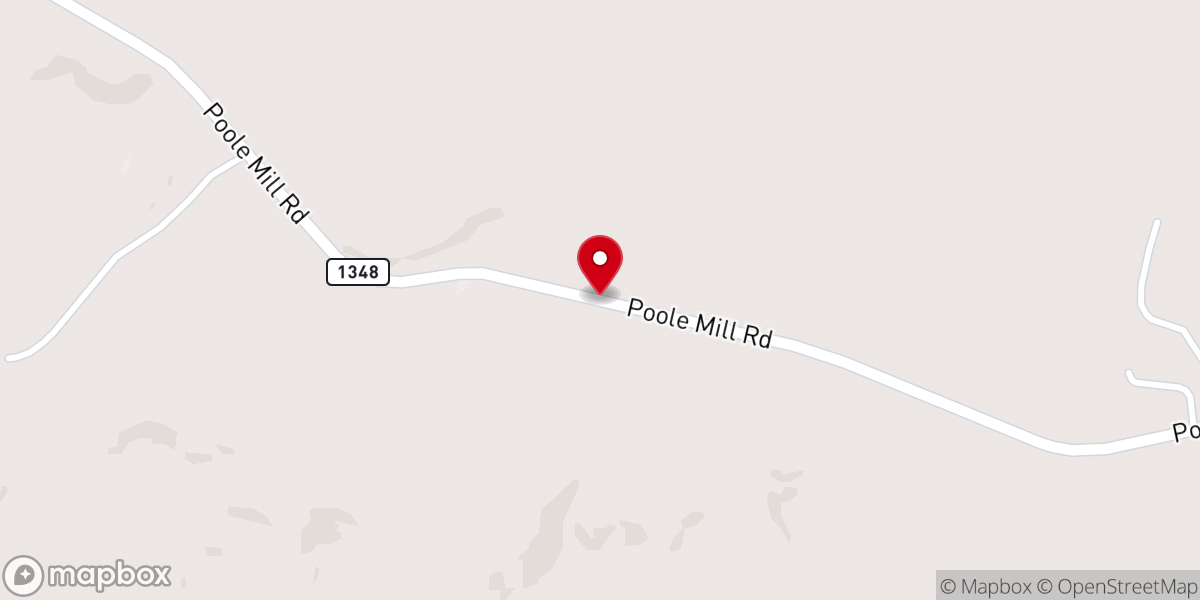 Map showing location of West Grove Baptist Church