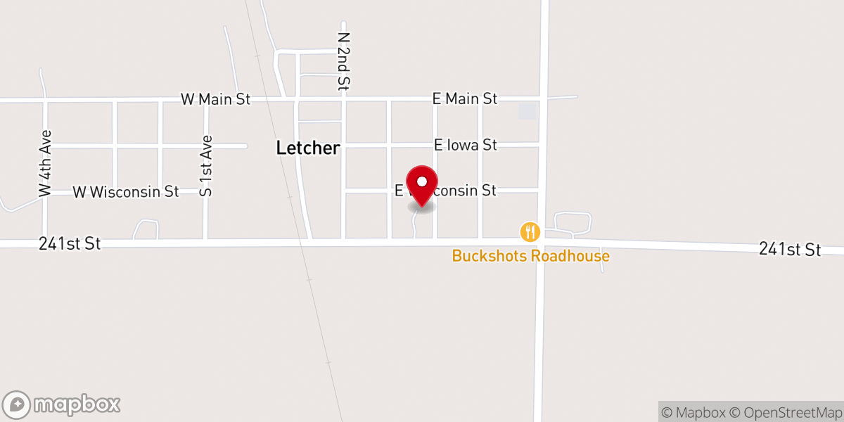 Map showing location of Saint Scholastica Church