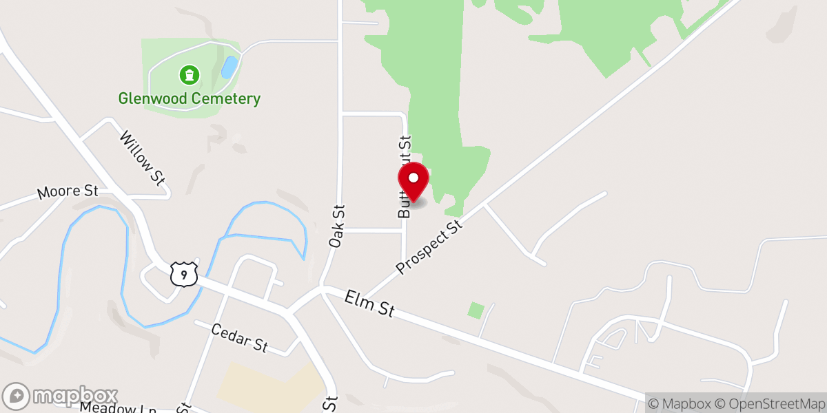 Map showing location of Christ St John's Episcopal Church