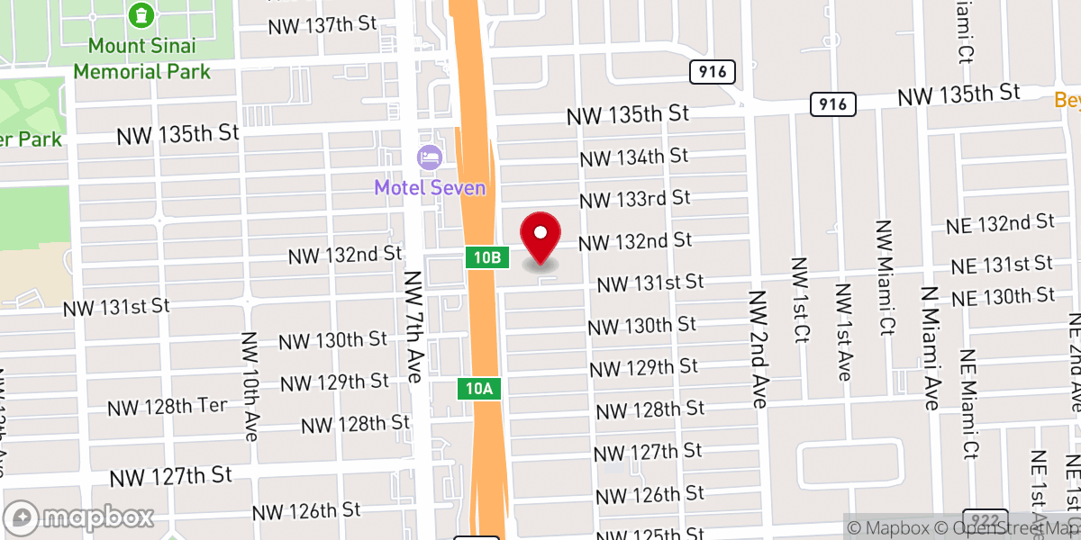 Map showing location of Saint James Parish Hall