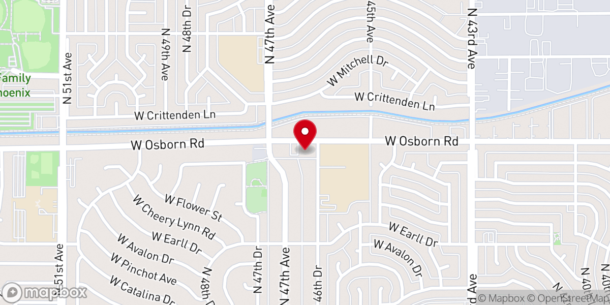 Map showing location of Iglesia UnaVoz (OneVoice Church)