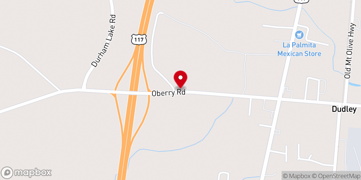 Map showing location of Saint Matthews Church