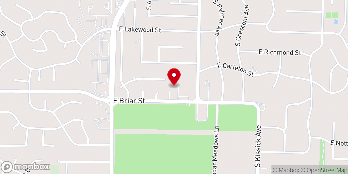 Map showing location of Bread of Life Ministries