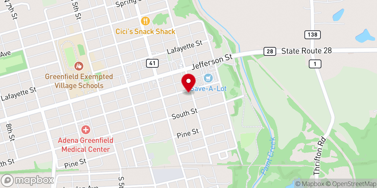 Map showing location of Saint Benignus Church