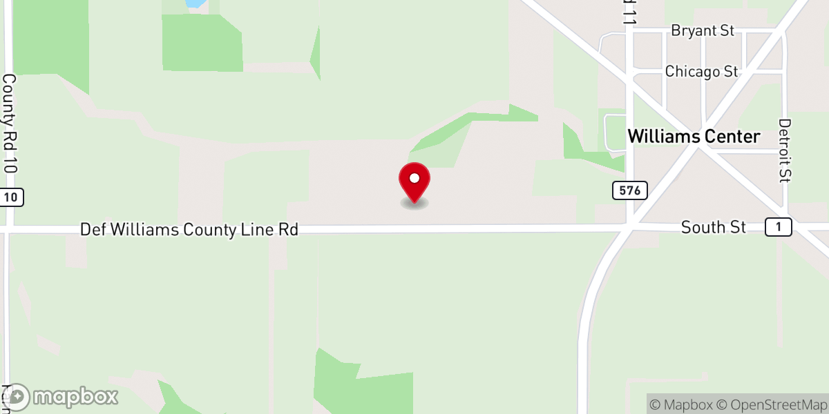 Map showing location of Restoration Fellowship Church