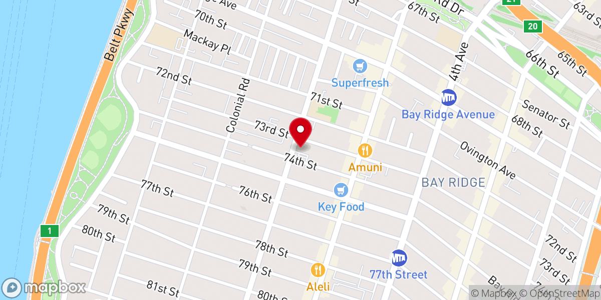 Map showing location of St George Syriac Orthodox Church