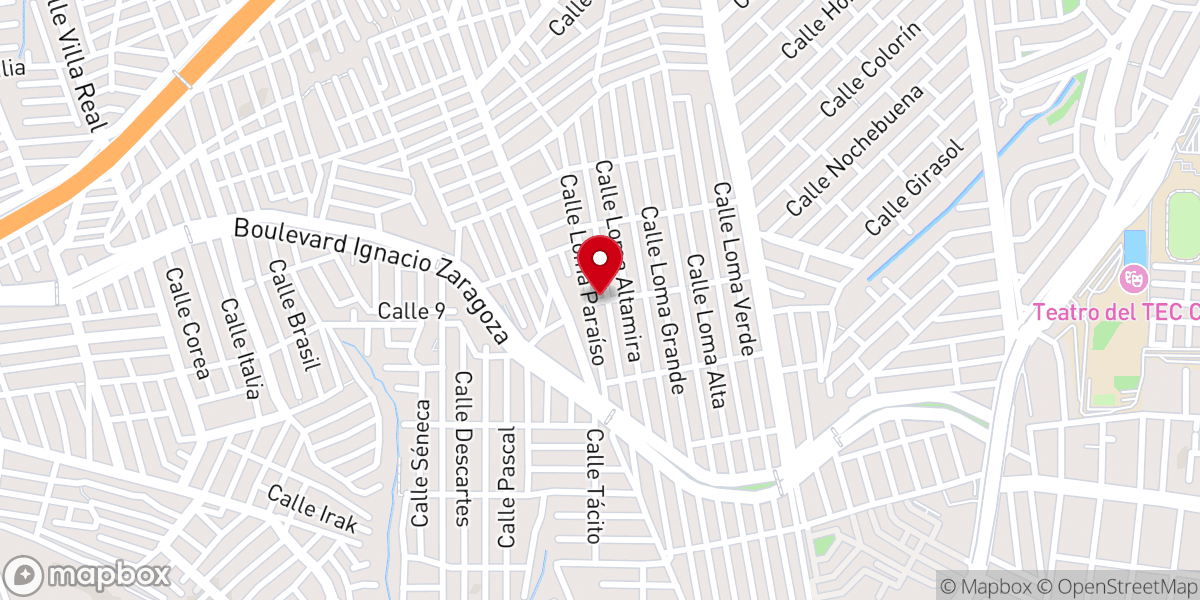 Map showing location of Iglesia Nacional Presbiteriana Jesucristo es la Respuesta