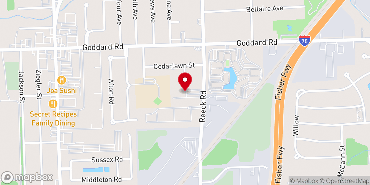 Map showing location of Forecast For Life Church